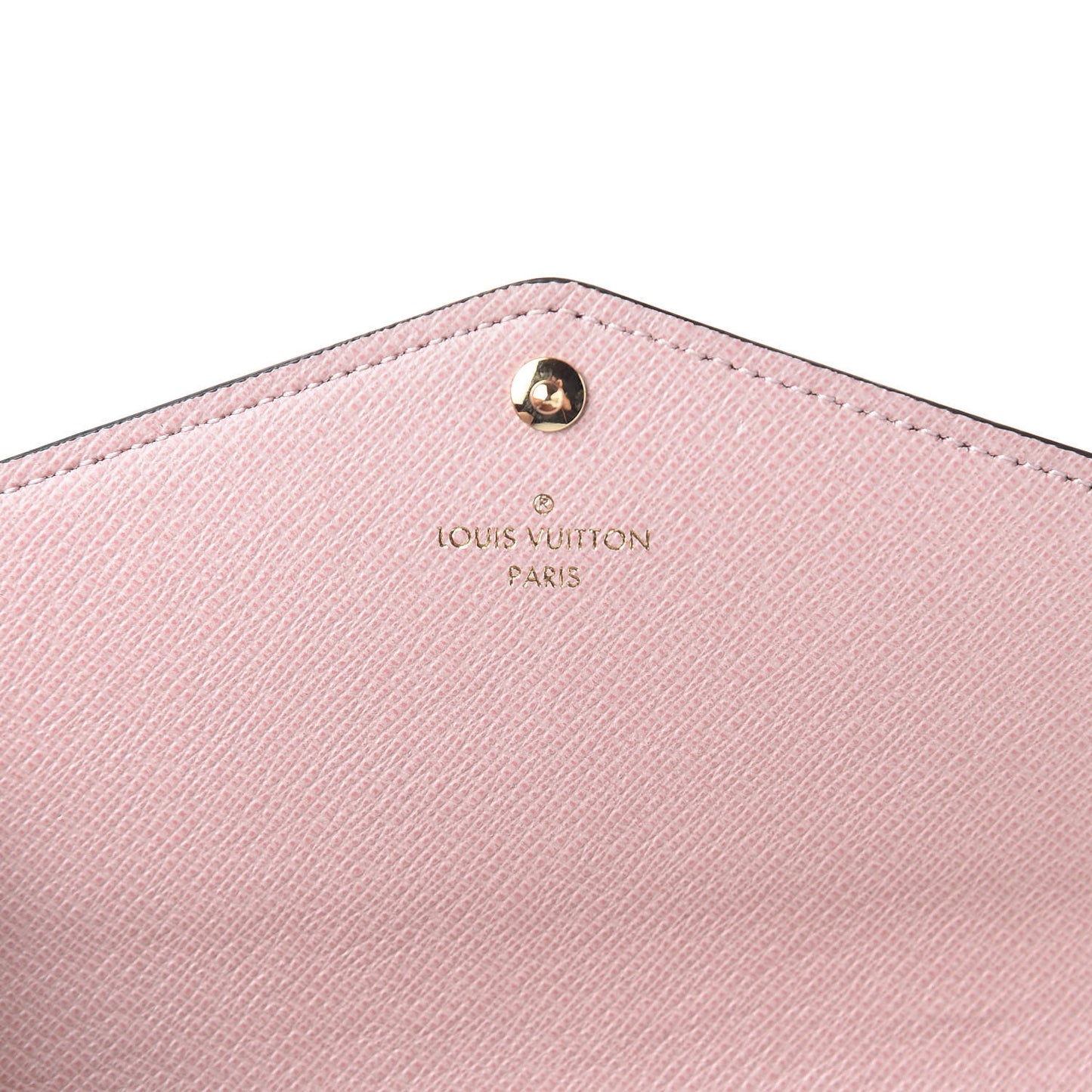 Damier Ebene Sarah Wallet NM Rose Ballerine