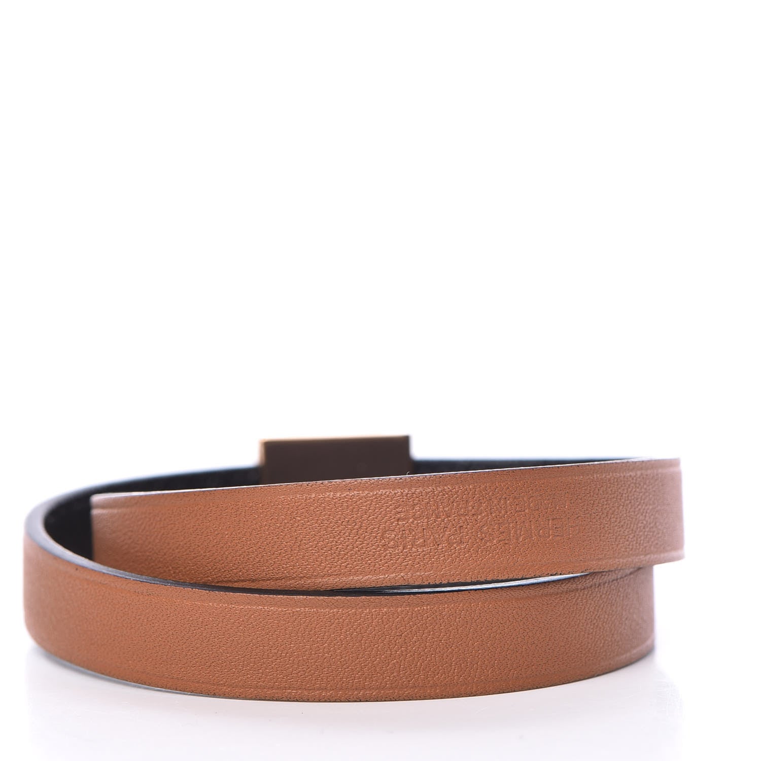 Hermes Swift Medor Infini Double Tour Bracelet T2 Black Gold 3 of 6