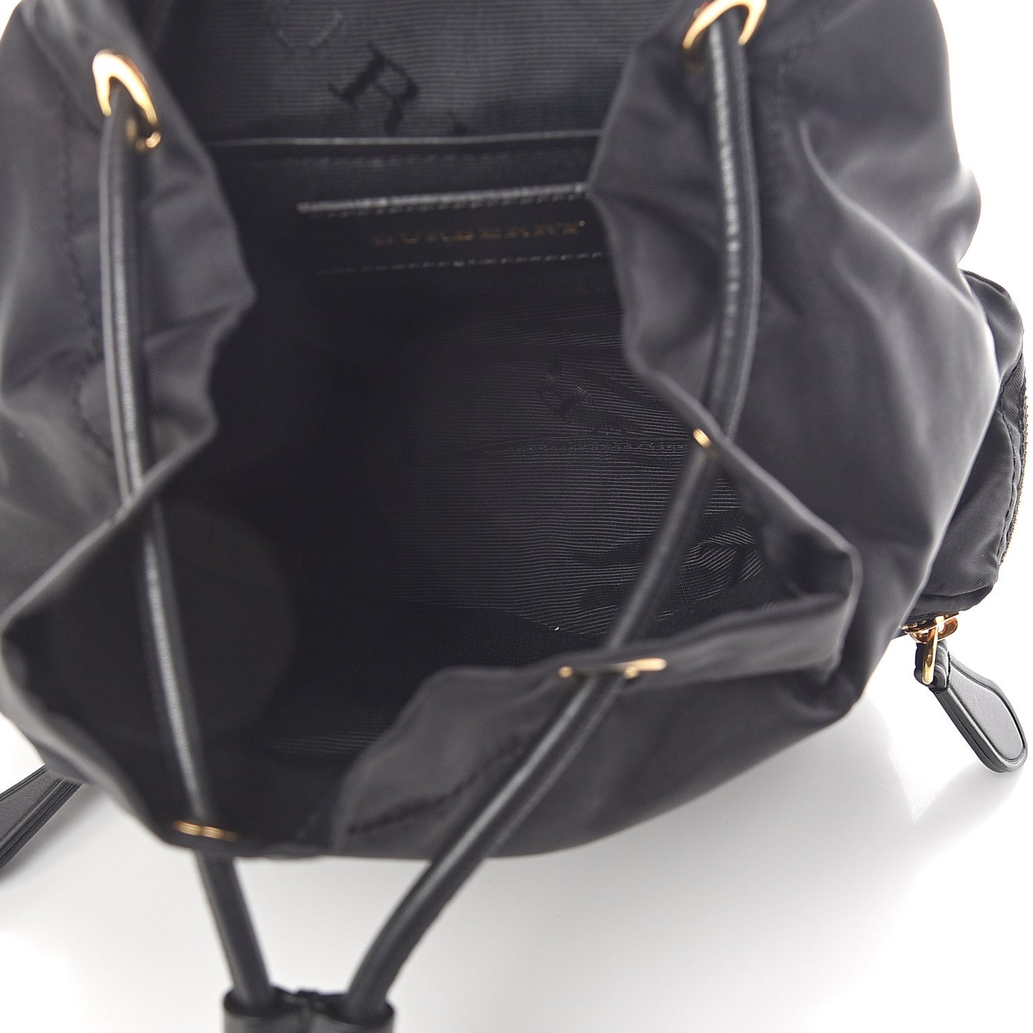 Nylon Small Crossbody Rucksack Backpack Black