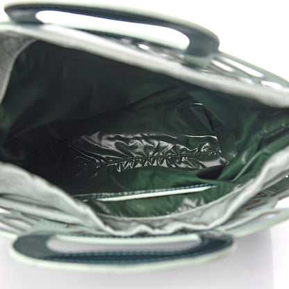 Louis Vuitton Metallic Patent Reef Jelly Basket PM Turquoise 5 of 14