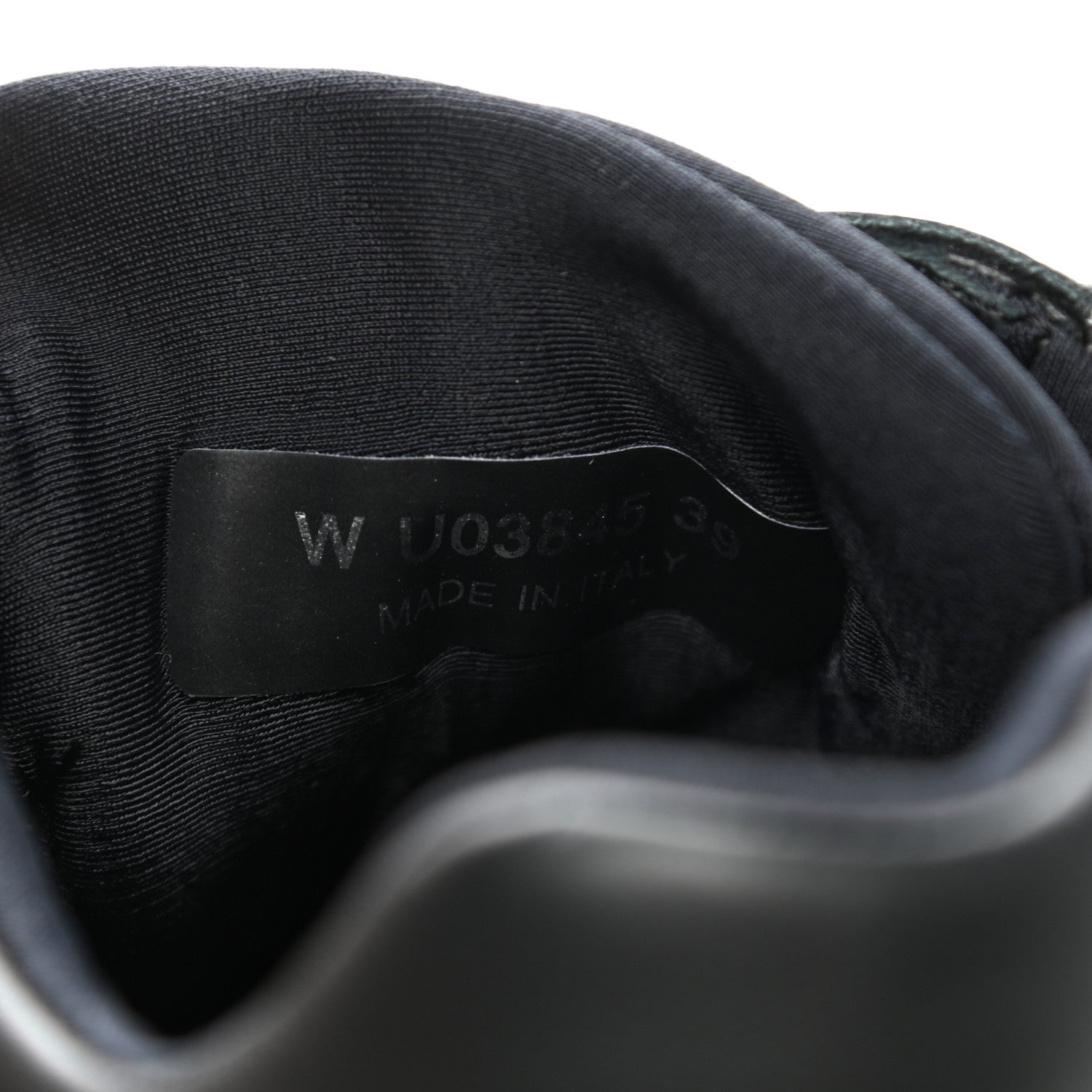 Chanel Lambskin Fabric CC Sneakers 39 Black 8 of 8