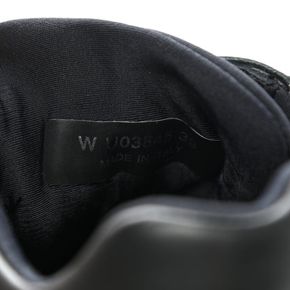 Chanel Lambskin Fabric CC Sneakers 39 Black 8 of 8