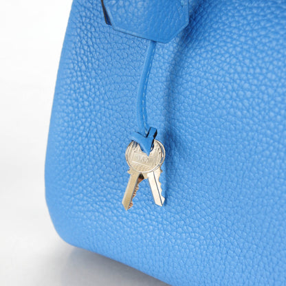 Hermes Taurillon Clemence Birkin 30 Bleu Paradis 21 of 23