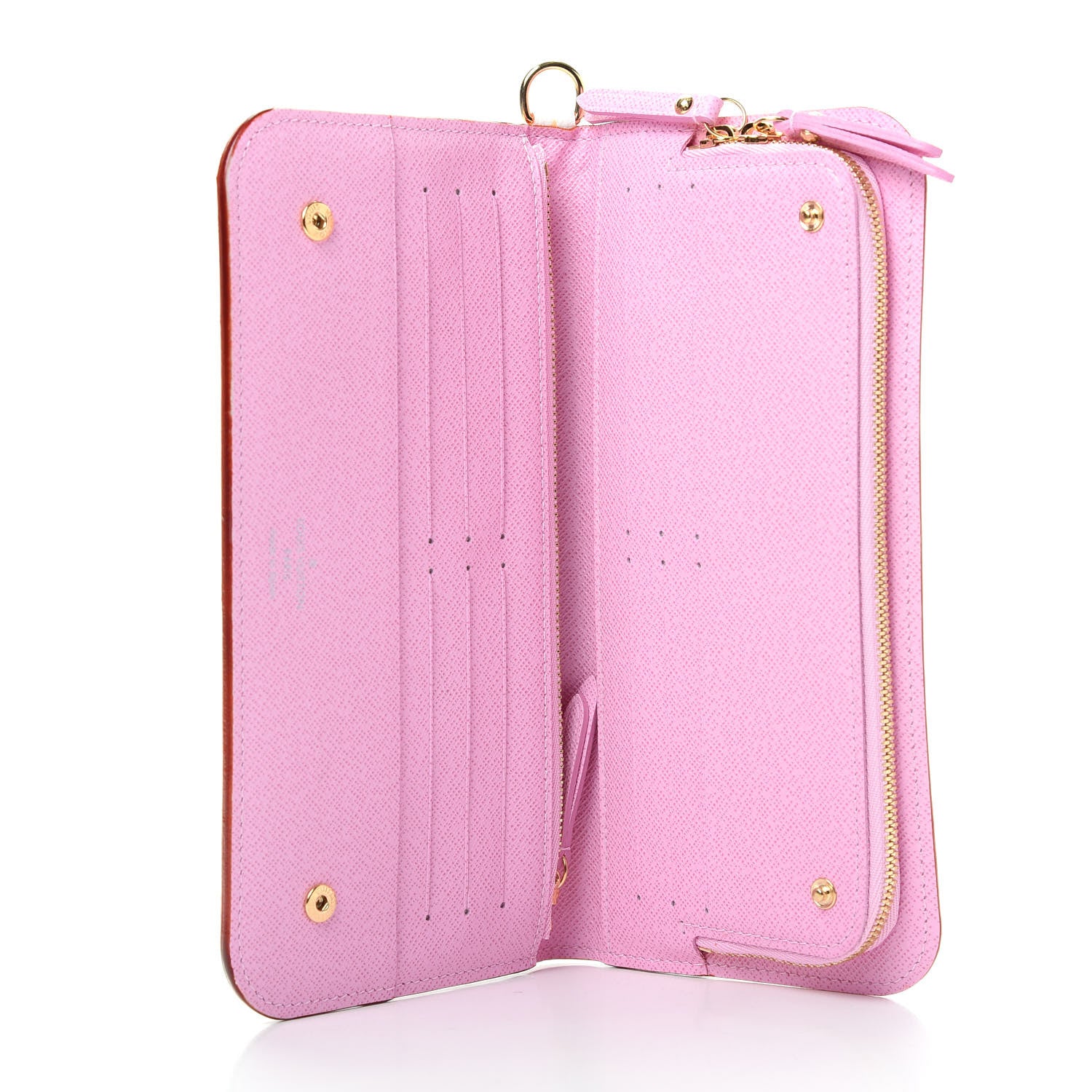 Louis Vuitton Monogram Multicolor Insolite Wallet White Litchi 5 of 8