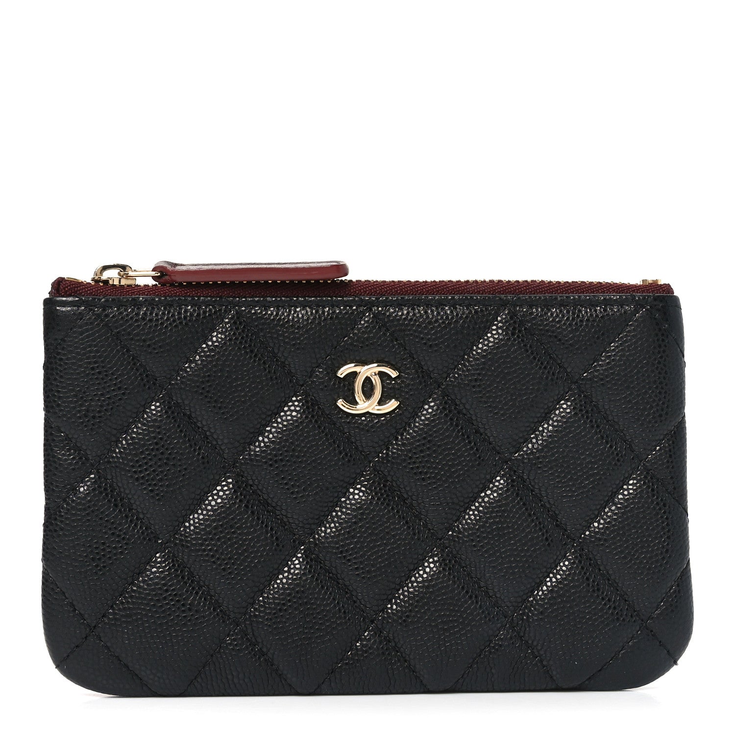 Chanel Caviar Quilted Small Cosmetic Case Black 1 of 8