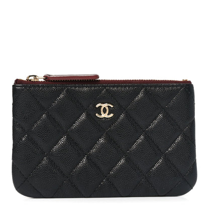 Chanel Caviar Quilted Small Cosmetic Case Black 1 of 8