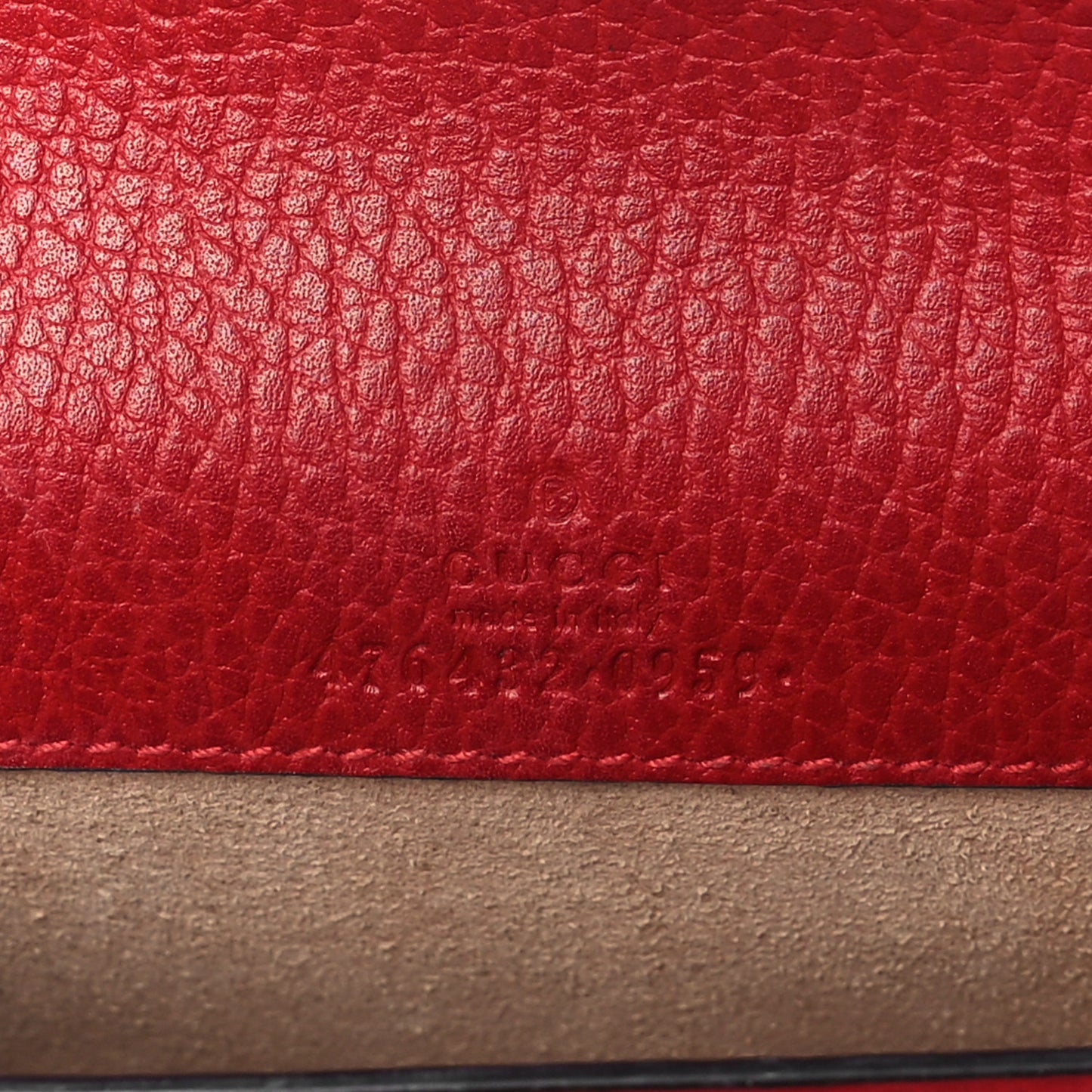 Calfskin Super Mini Dionysus Shoulder Bag Hibiscus Red