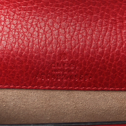 Gucci Calfskin Super Mini Dionysus Shoulder Bag Hibiscus Red 6 of 9