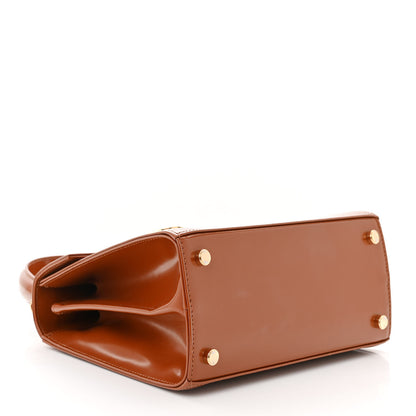 Salvatore Ferragamo Brushed Off Calfskin Small Iconic Top Handle Tan 4 of 10