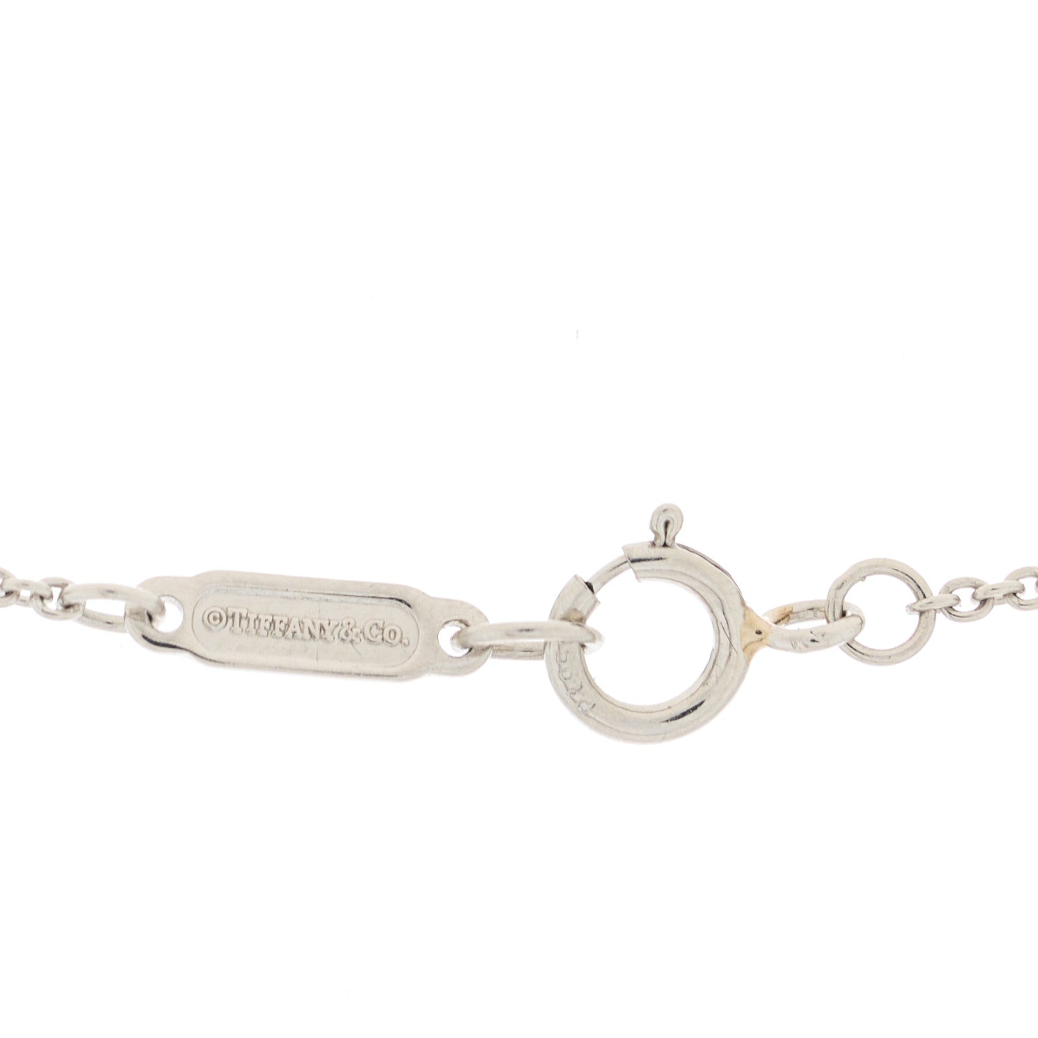 Tiffany Platinum Diamond Mini Victoria Necklace 4 of 4