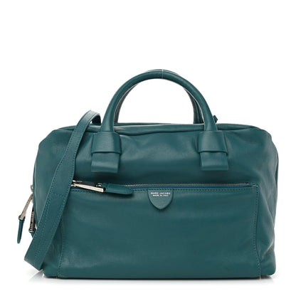 Marc Jacobs Rubber Coated Calfskin Antonia Satchel Blue 1 of 8