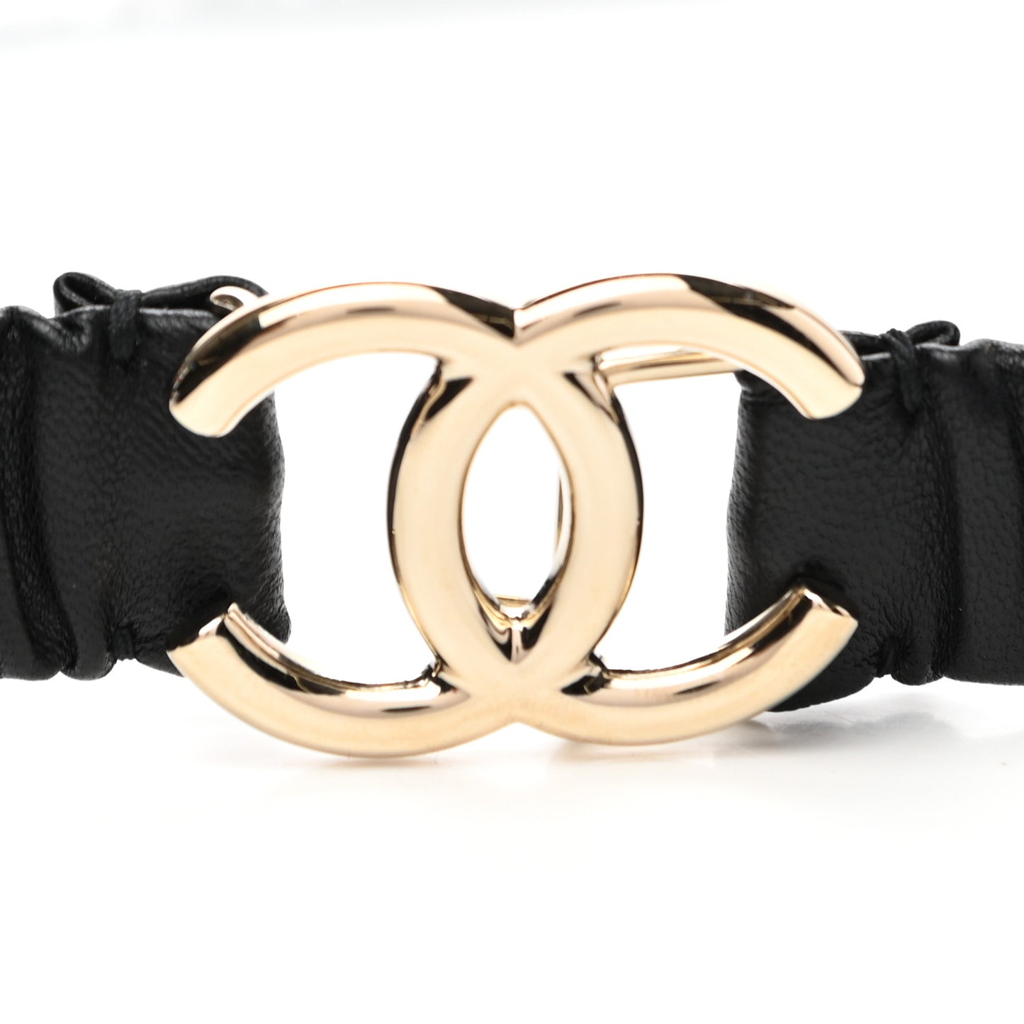 Lambskin CC Belt 75 Black