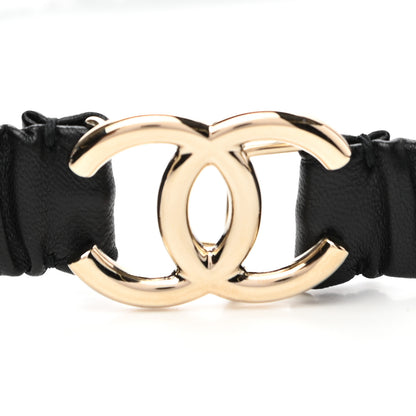 Chanel Lambskin CC Belt 75 Black 4 of 4