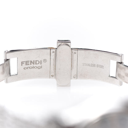 Fendi Stainless Steel Diamond Topaz 33mm Crazy Carats Quartz Watch 8 of 8