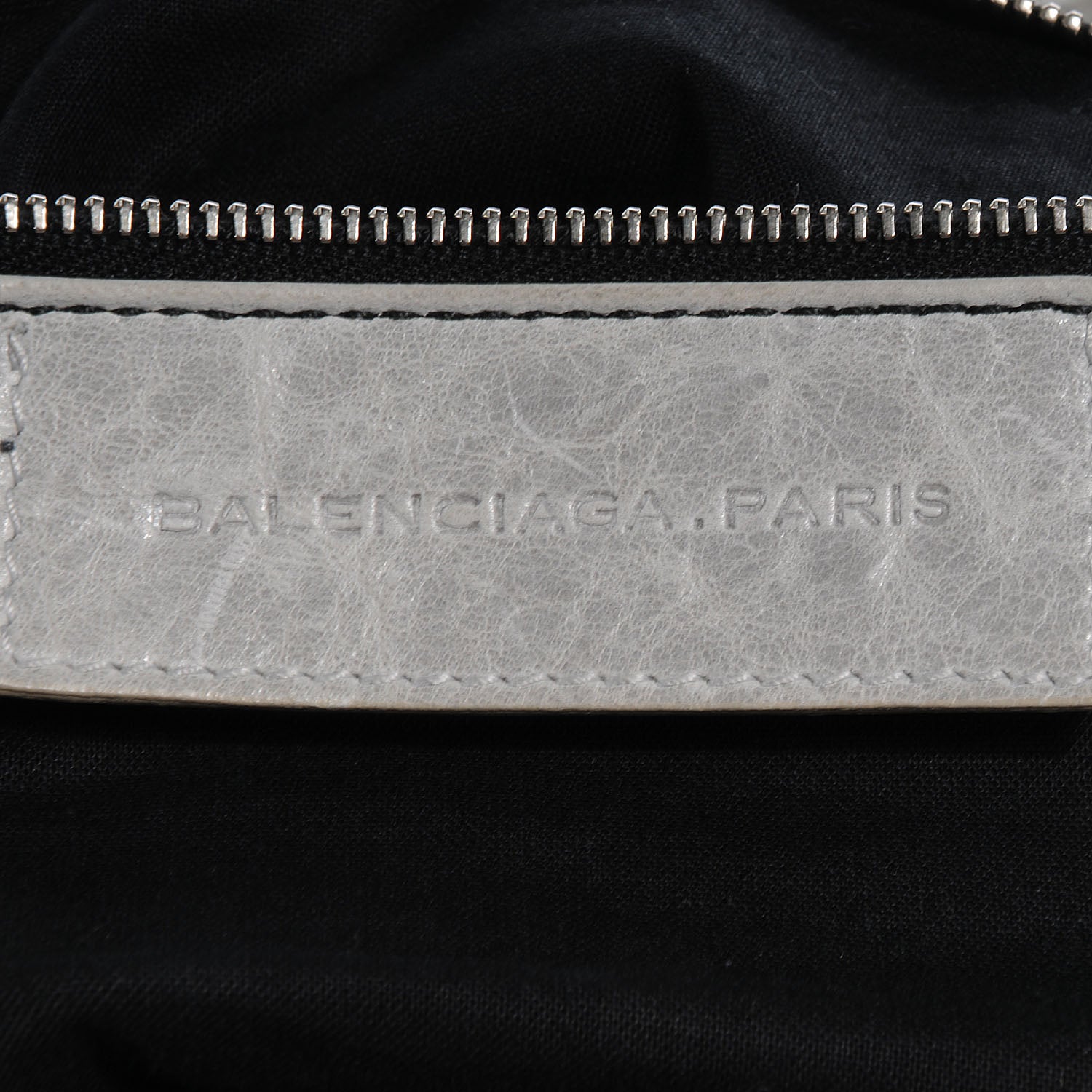 Balenciaga Agneau Giant 21 Silver Hardware Day Hobo Argent 5 of 8