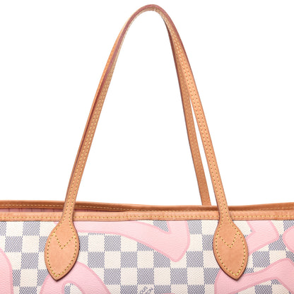 Louis Vuitton Damier Azur Tahitienne Neverfull MM 17 of 27