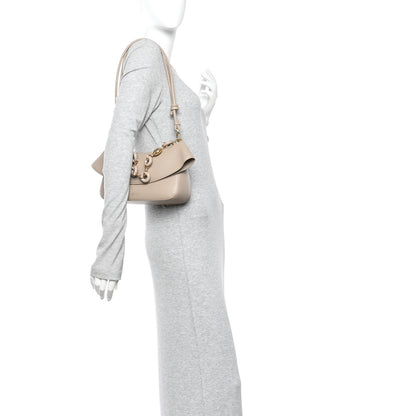 Loewe Smooth Calfskin Donut Chain Medium Ola Shoulder Bag Sand 2 of 10