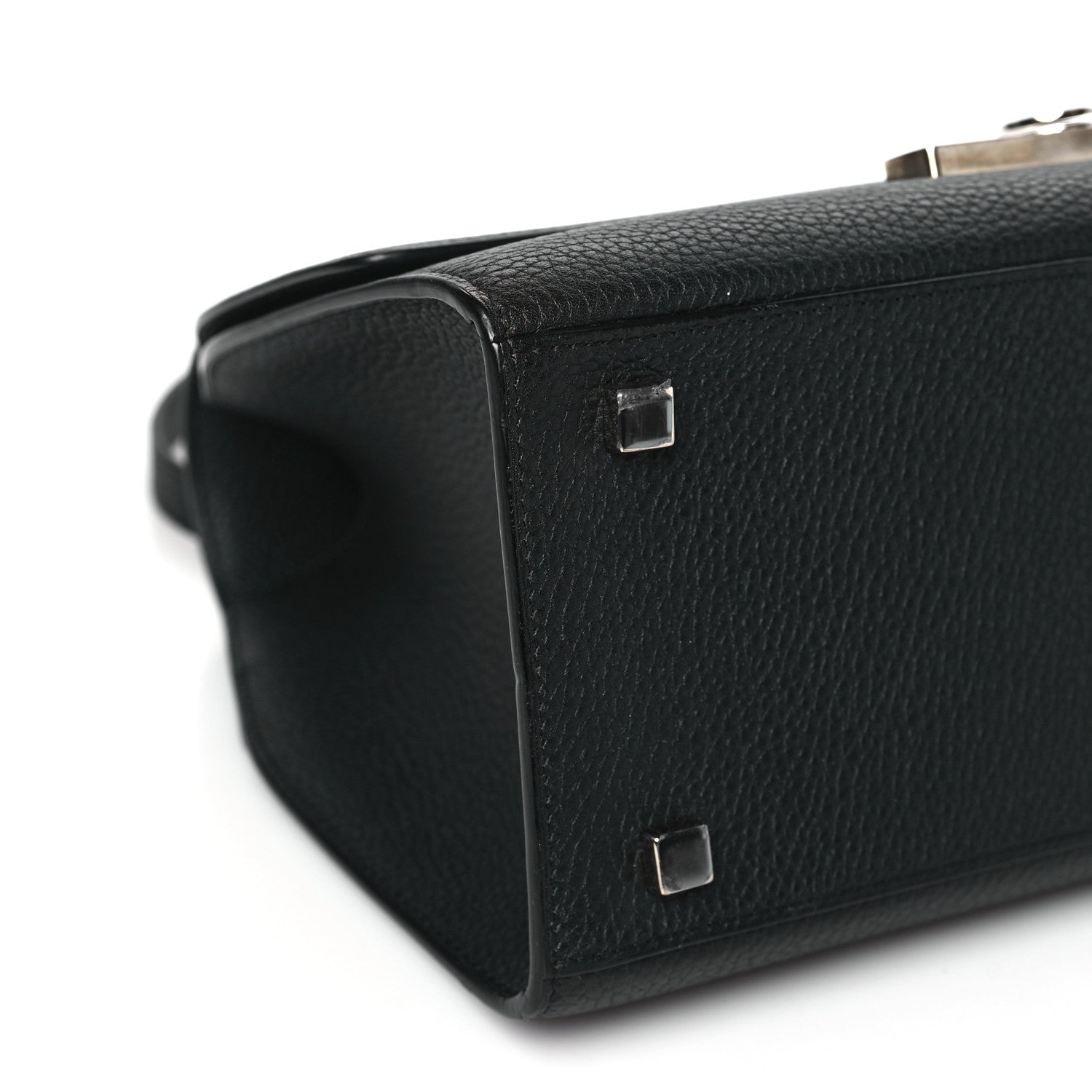 Moynat Taurillon Blush Rejane PM Black 8 of 10