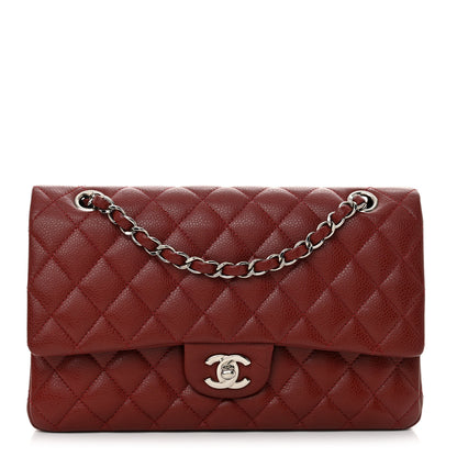 Chanel Caviar Quilted Medium Double Flap Burgundy 1 of 12