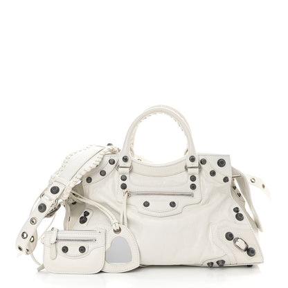 Balenciaga Agneau Arena Neo Cagole City Handbag Optic White 3 of 20