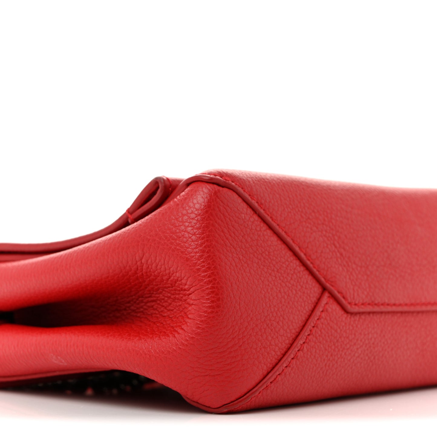 Calfskin Lockme II Chain Bag BB Rubis