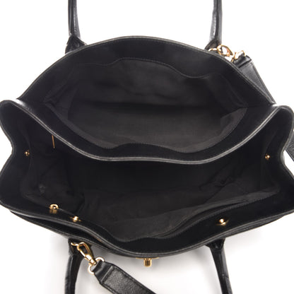 Chanel Calfskin Cerf Executive Shopper Tote Black 5 of 21