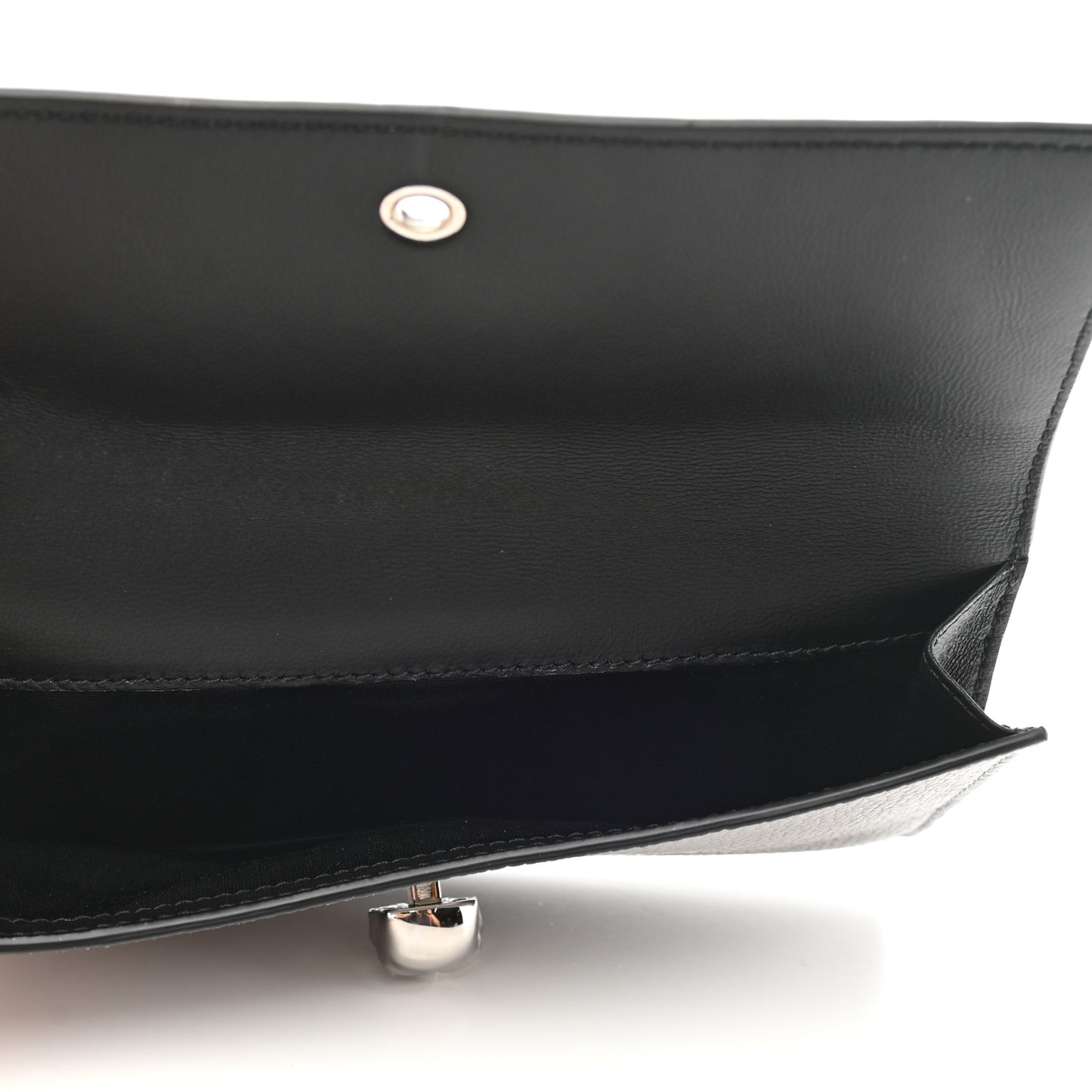 Calfskin Skull Continental Wallet Grey