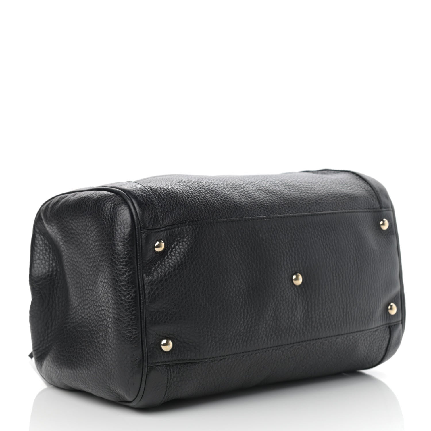 Gucci Pebbled Calfskin Medium Soho Boston Black 4 of 17