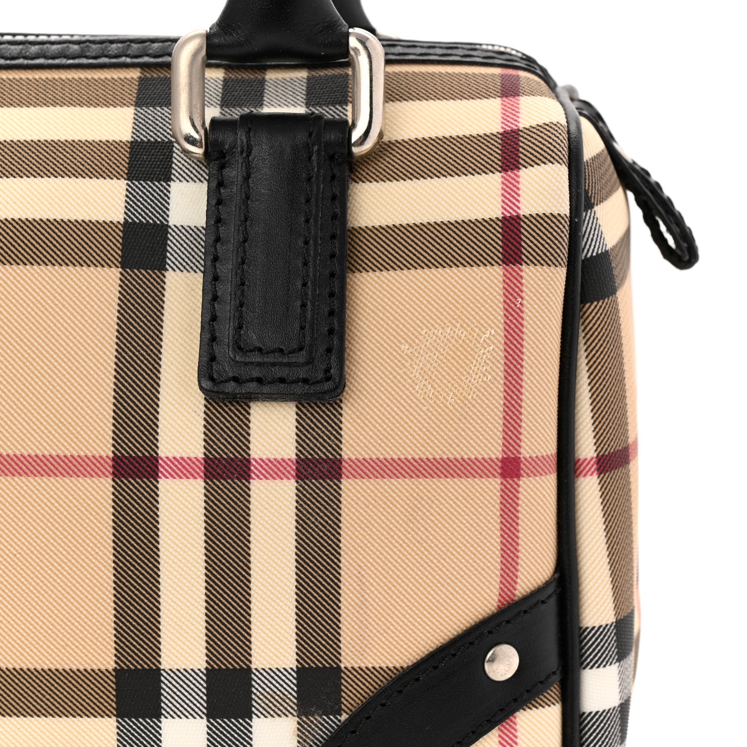 Burberry House Check Mini Studded Bowler Black 11 of 11