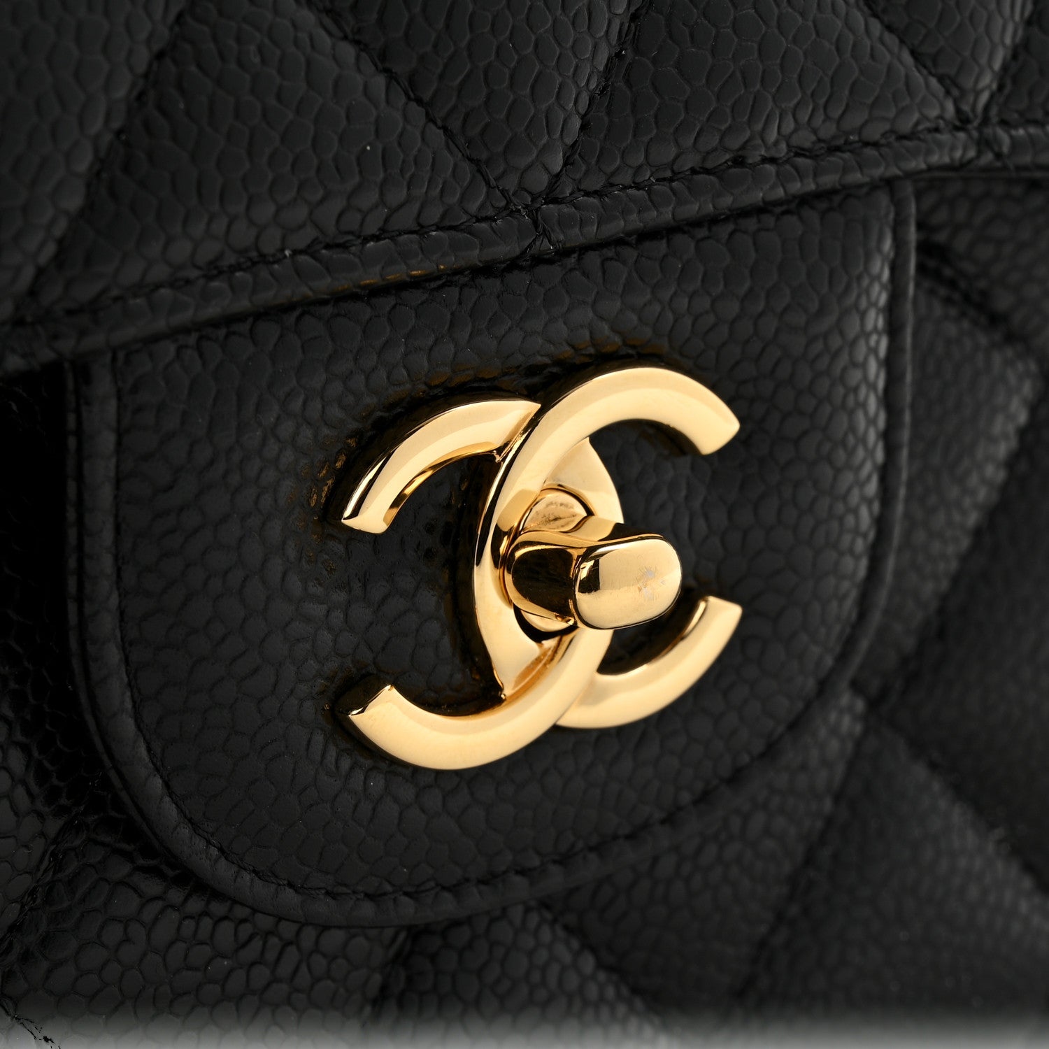 Chanel Caviar Quilted Jumbo Double Flap Black 11 of 13