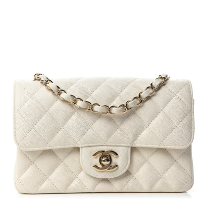 Chanel Caviar Quilted Mini Rectangular Flap White 1 of 11