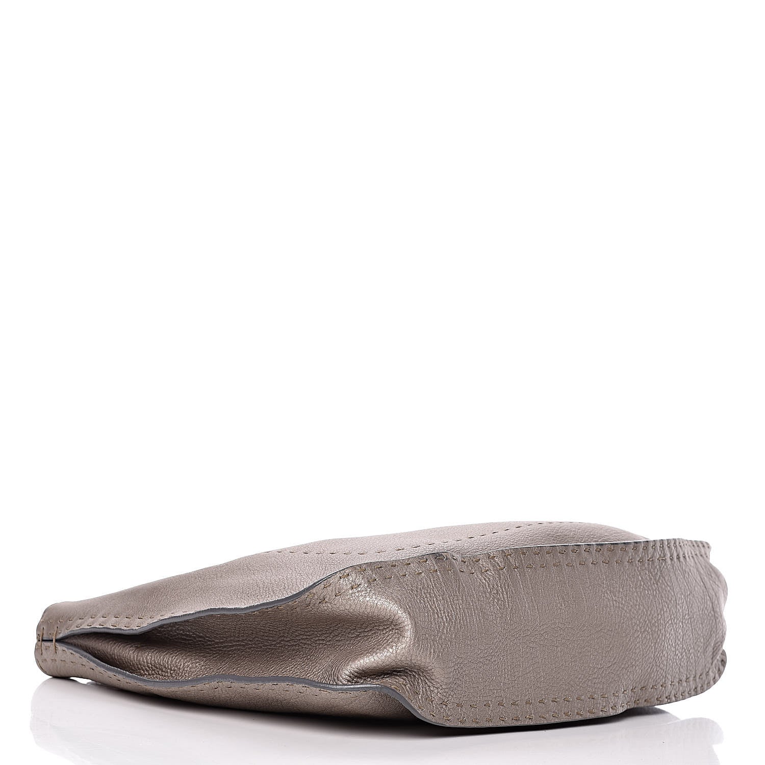 Fendi Cuoio Romano Selleria Hobo Peltro 4 of 13