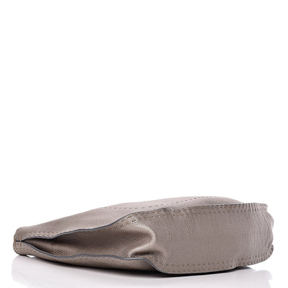Fendi Cuoio Romano Selleria Hobo Peltro 4 of 13
