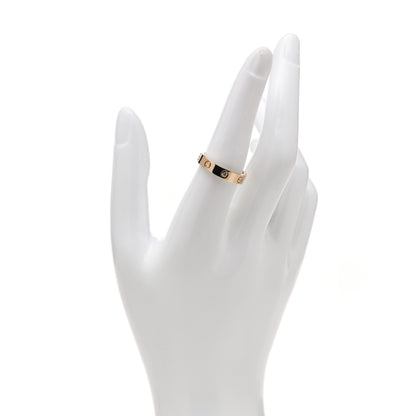 Cartier 18K Yellow Gold Diamond 4mm LOVE Wedding Band Ring 56 7.5 2 of 5