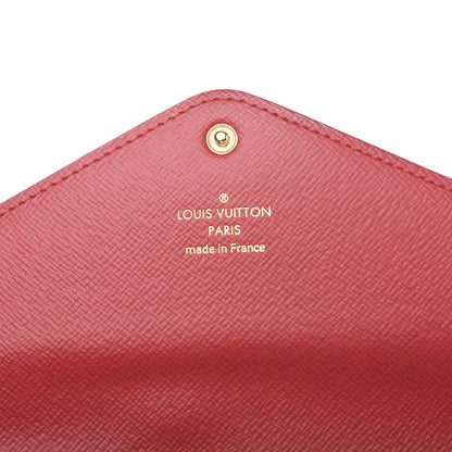 Louis Vuitton Damier Ebene Josephine Wallet Red 5 of 10