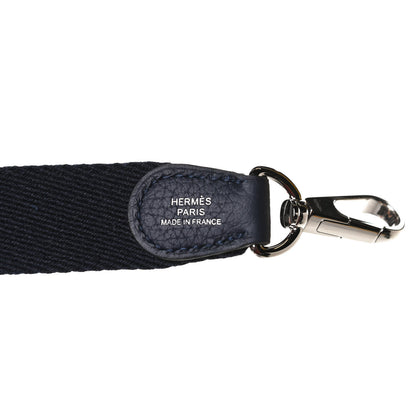 Hermes Taurillon Clemence Evelyne TPM Bleu Nuit 10 of 11