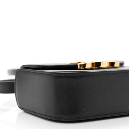Celine Shiny Calfskin Mini Triomphe Black 9 of 11