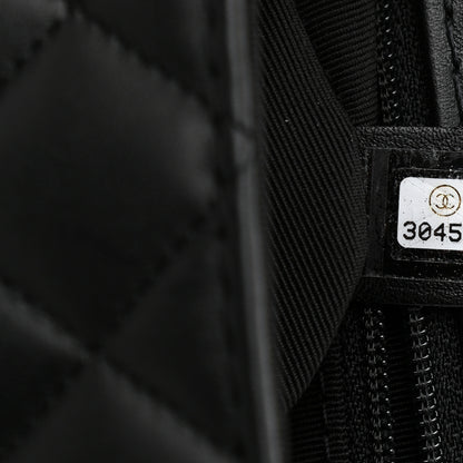 Chanel Calfskin Quilted Strap Into Flap Bag Black Brown 7 of 11