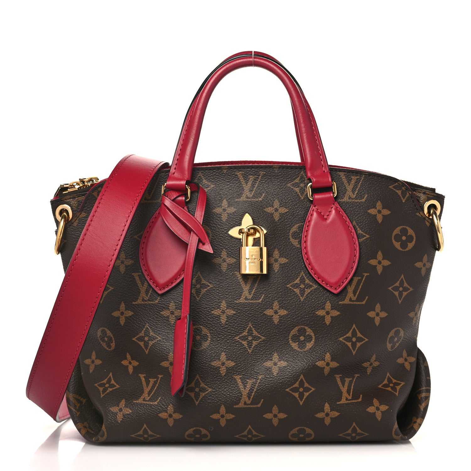 Louis Vuitton Monogram Flower Zipped Tote PM Lie de Vin 1 of 9