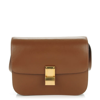 Celine Box Calfskin Medium Classic Box Flap Bag Camel 1 of 8