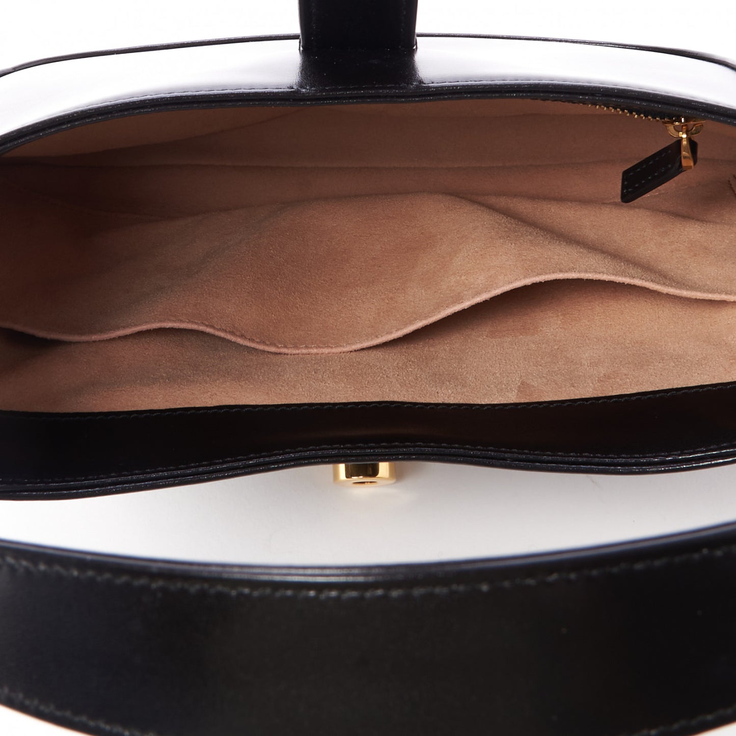 Boarded Dyana Lux Calfskin Small Jackie 1961 Hobo Black