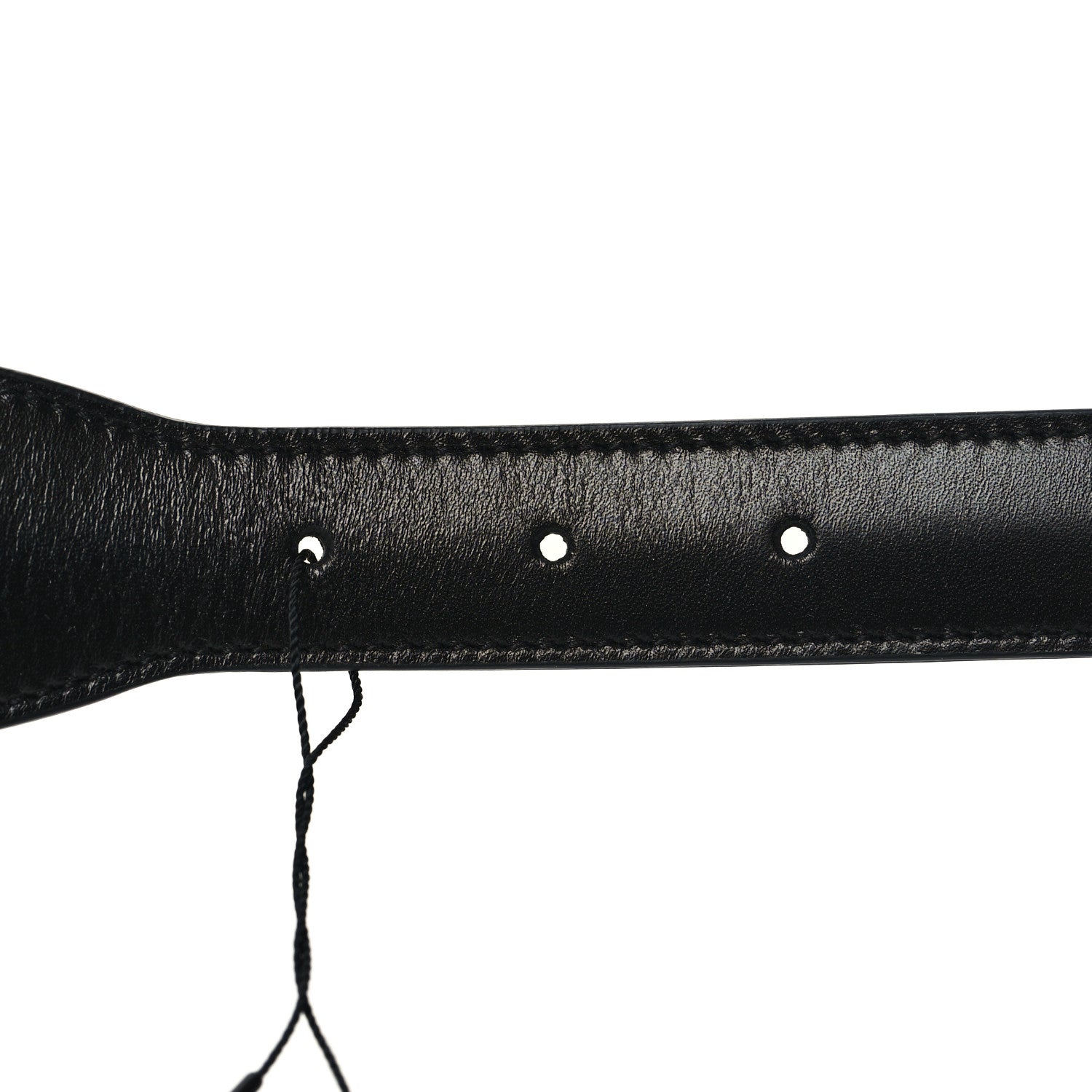 Gucci Efesto Leather Horsebit 25mm Belt 95 38 Black 1 of 6