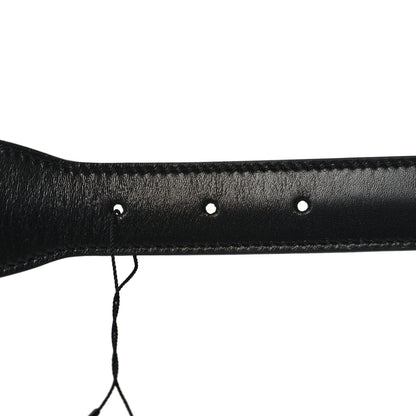 Gucci Efesto Leather Horsebit 25mm Belt 95 38 Black 1 of 6