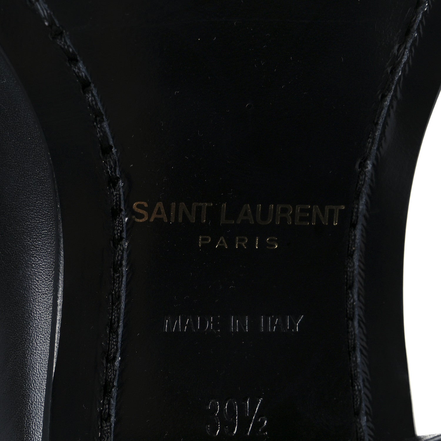Saint Laurent Calfskin Mens Wyatt Chelsea Boots 39.5 Black 7 of 11