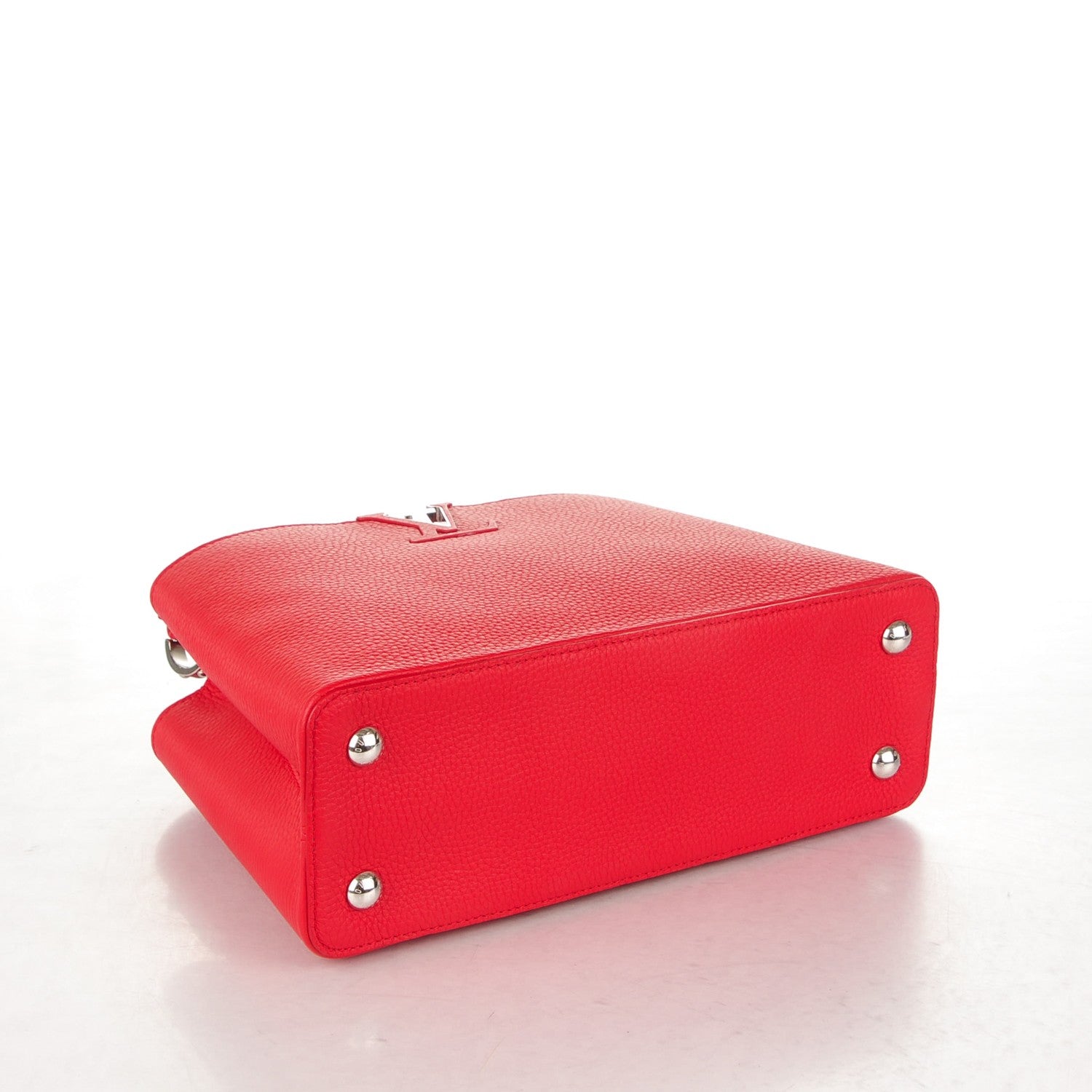 Louis Vuitton Taurillon Capucines PM Rubis 4 of 6