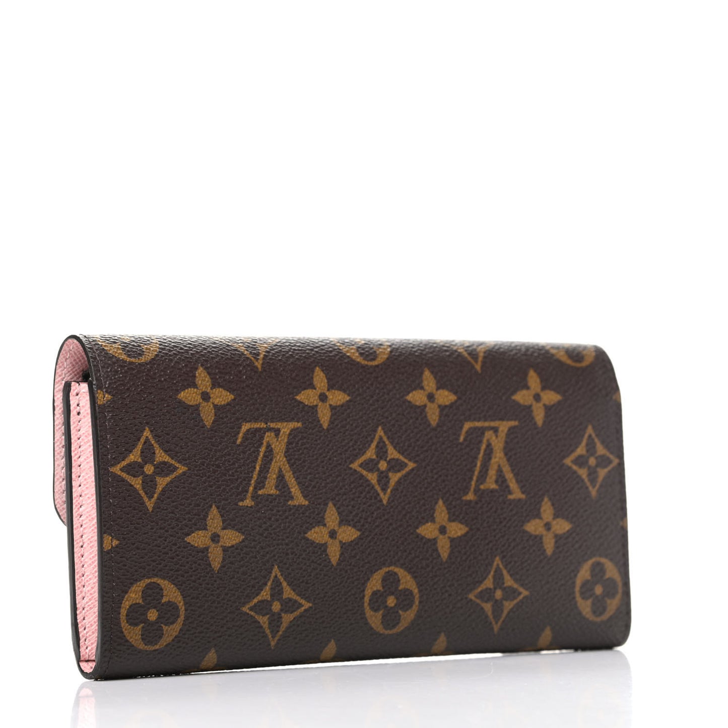 Monogram Emilie Wallet Rose Ballerine