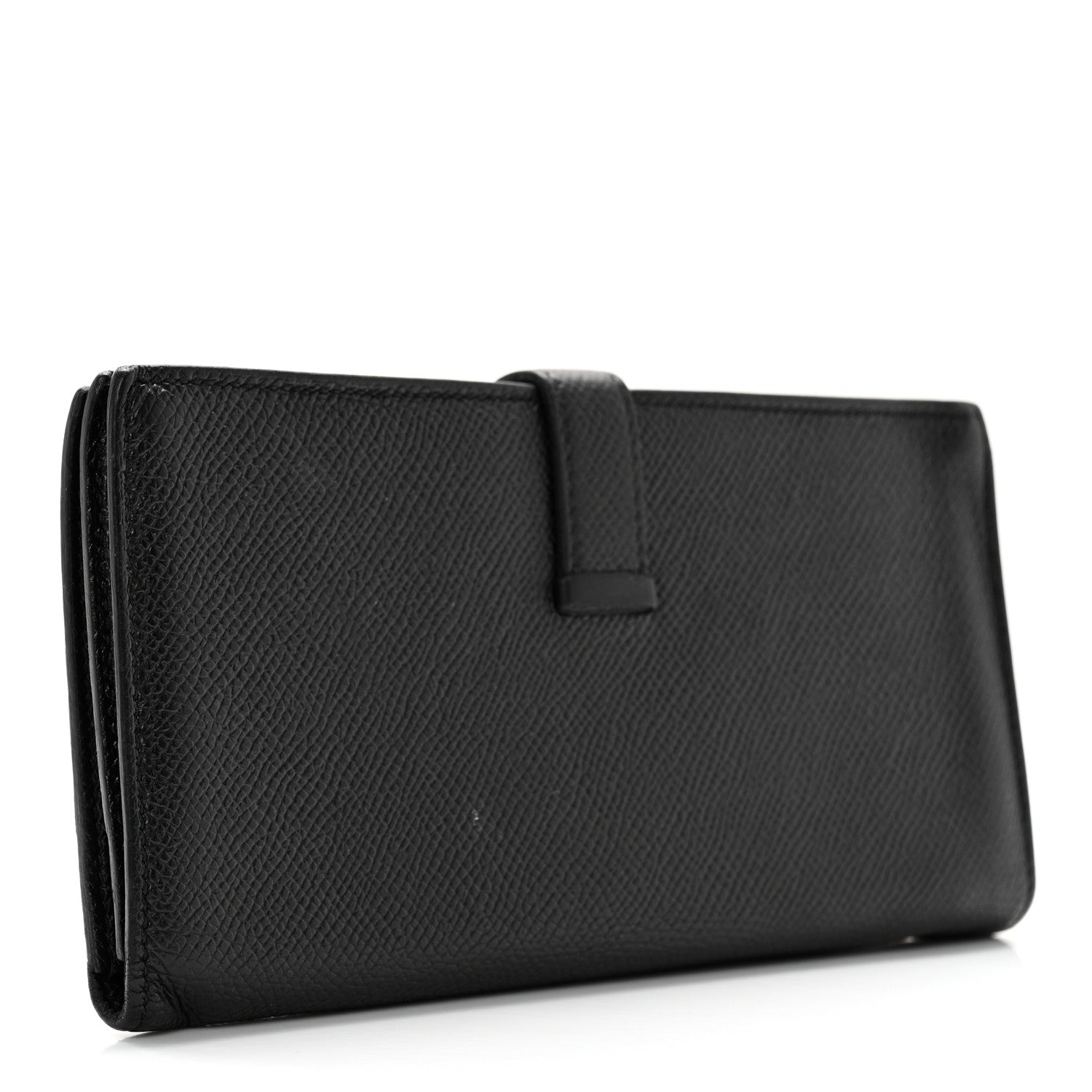 Hermes Epsom Bearn Gusset Wallet Black 3 of 17