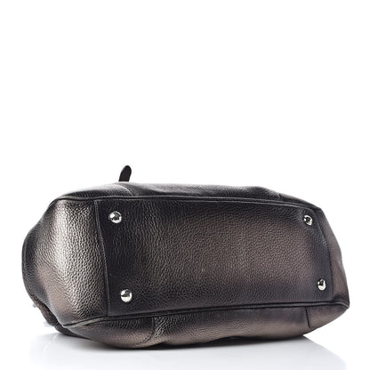 Prada Vitello Daino Antik Frame Bag Piombo 4 of 10