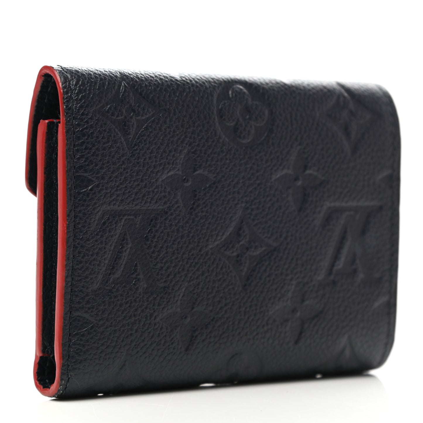 Empreinte Victorine Wallet Marine Rouge