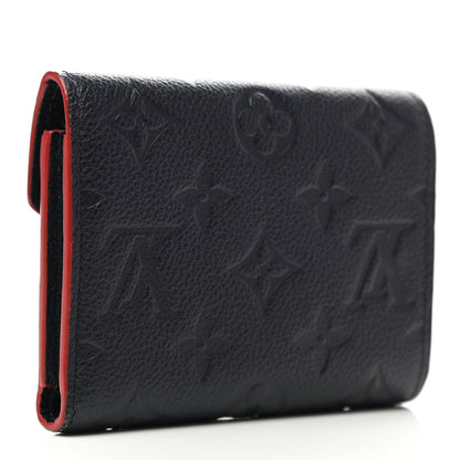 Louis Vuitton Empreinte Victorine Wallet Marine Rouge 3 of 10